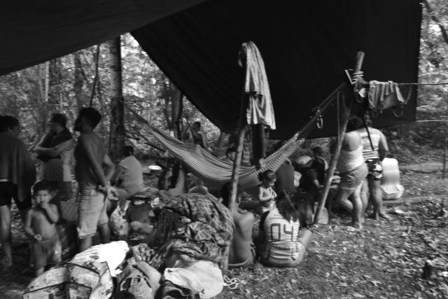 O acampamento